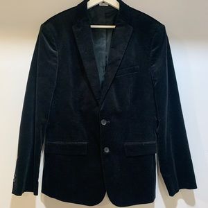 Calvin Klein Black Velvet Blazer